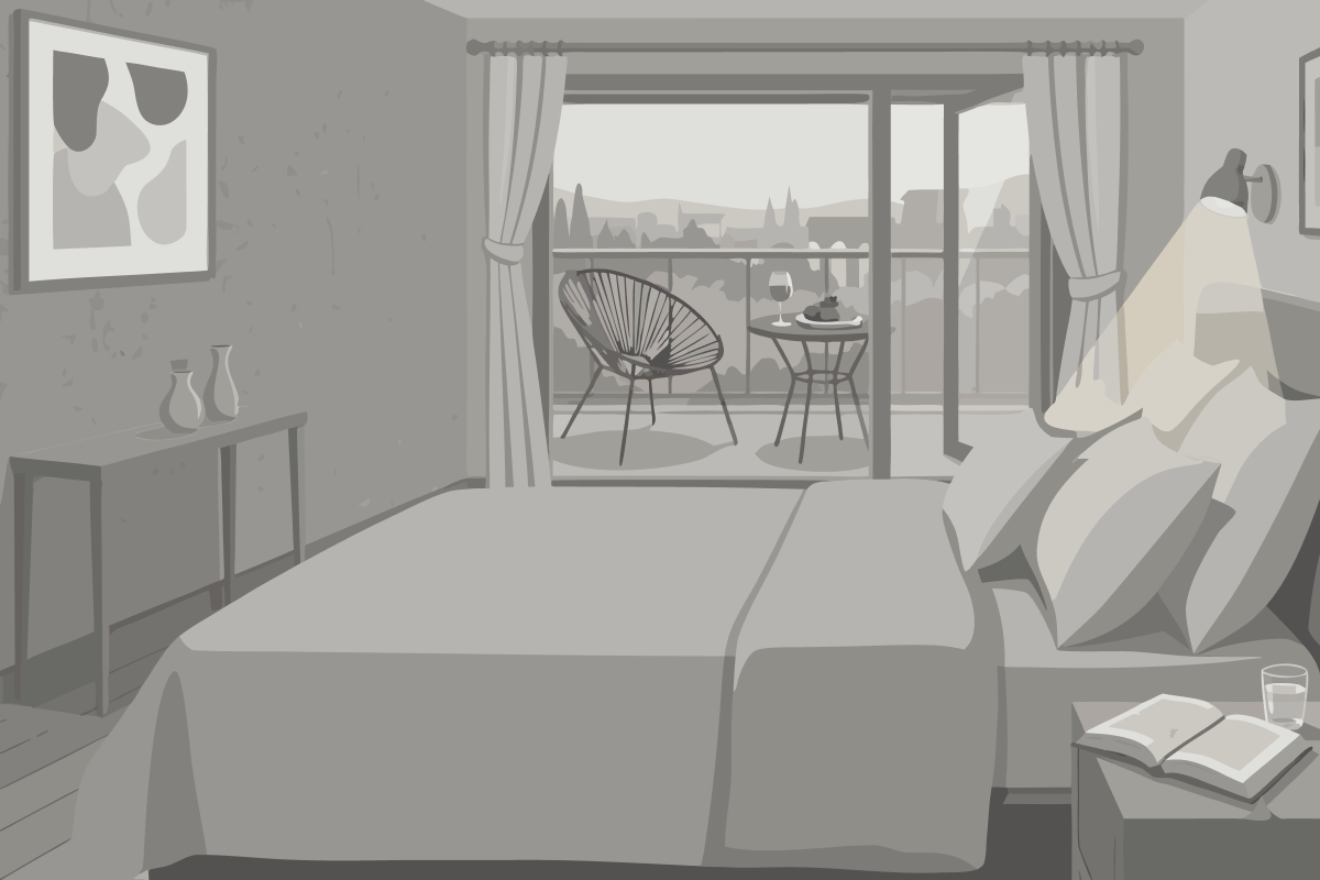 Camera Matrimoniale/Doppia con Letti Singoli con Bagno Privato